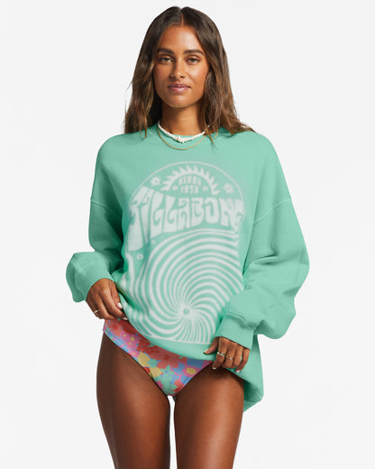 Ride In Oversized Crewneck Sweatshirt