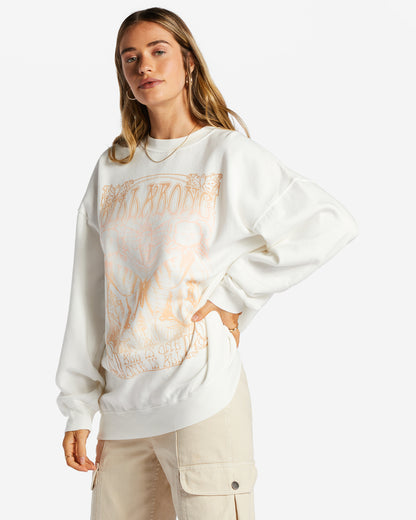 Ride In Oversized Crewneck Sweatshirt