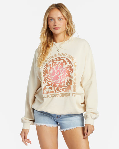 Ride In Oversized Crewneck Sweatshirt