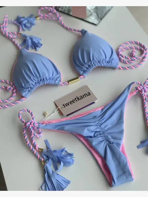 Sexy Micro Tie Side Bikini Bottom