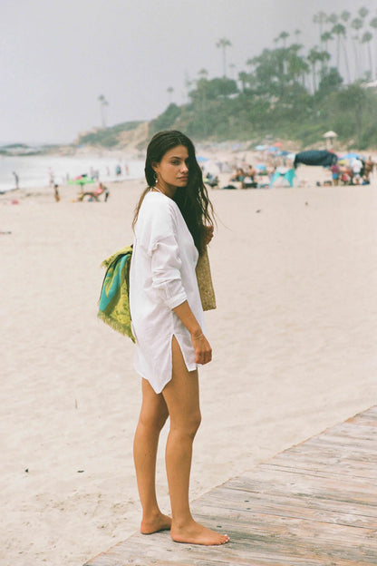 Saltwater Solids Belizin Cover-Up Tunic