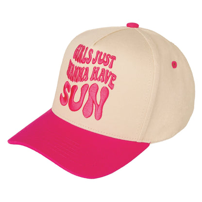Girls Just Wanna Have Sun Trucker Hat