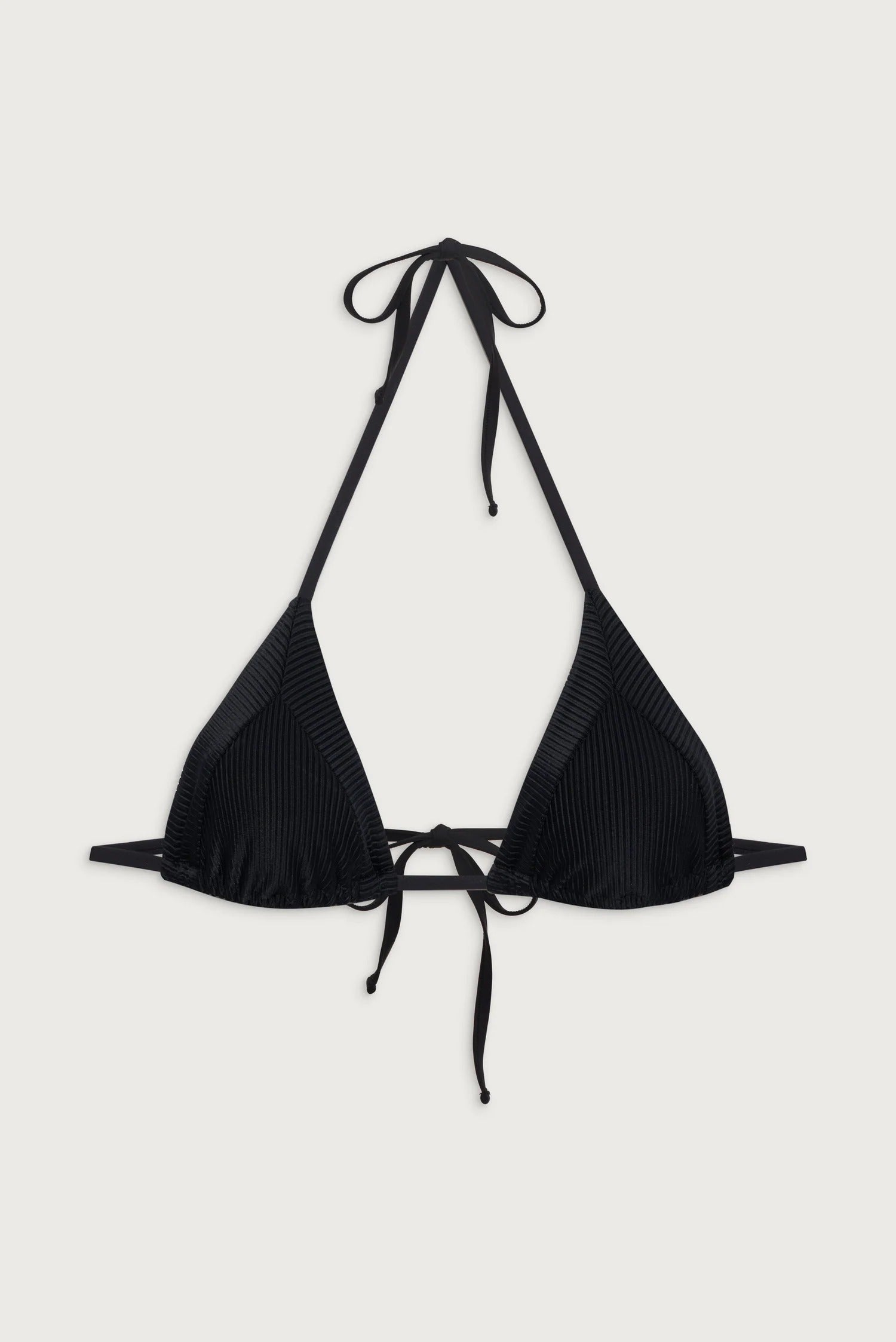 Sky Ribbed Bikini Top The Bikini Shoppe