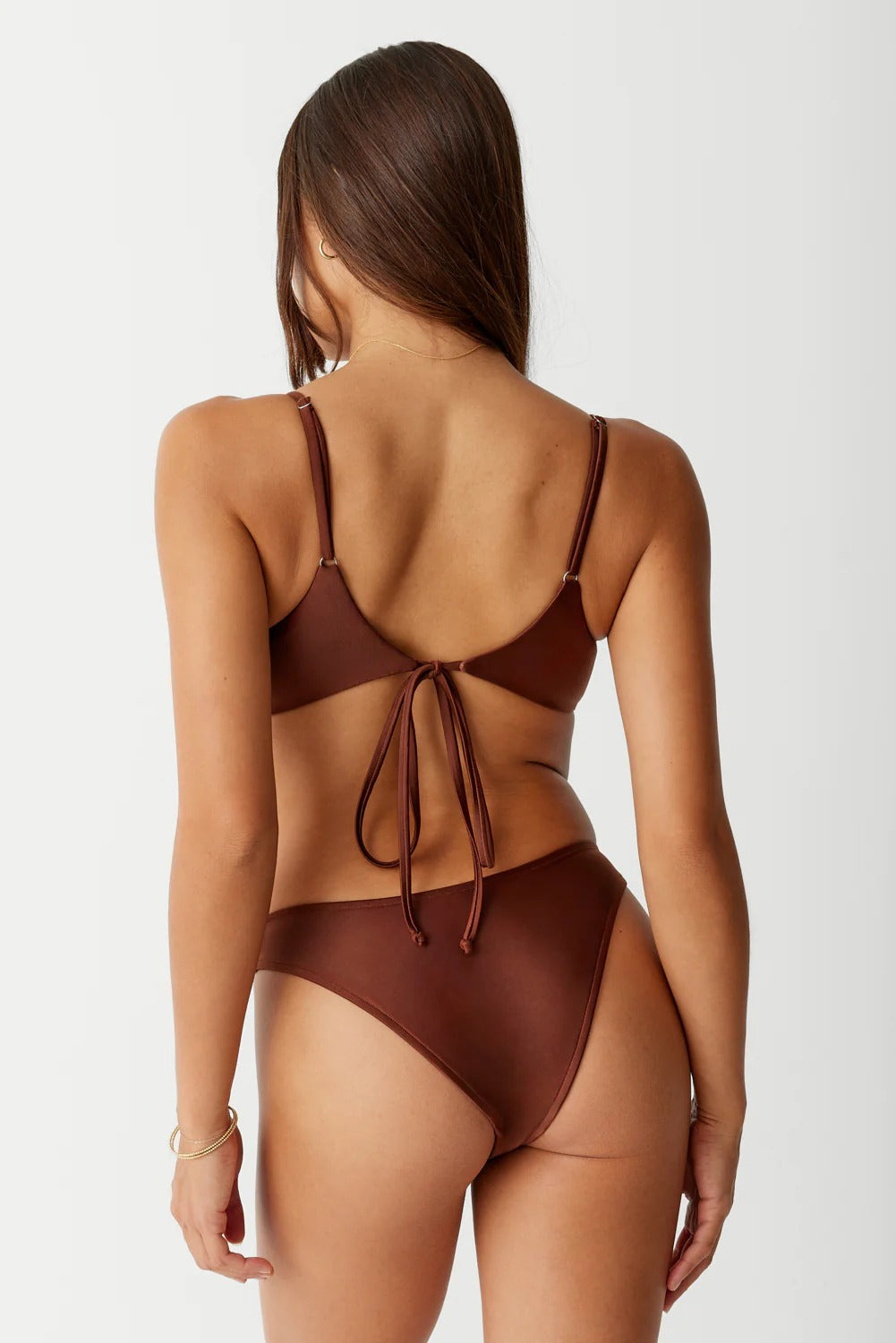 Dove Satin Bikini Bottom