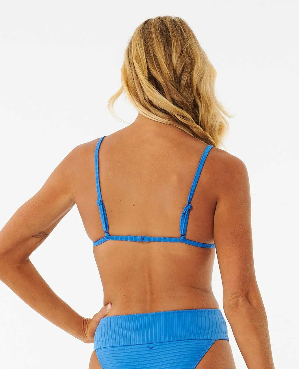 Premium Surf Banded Fixed Triangle Bikini Top The Bikini Shoppe