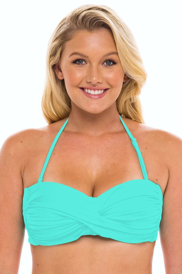 Curvy Large Cup Bandeau Bikini Top