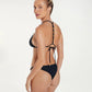 Solid Dora Detail Bikini Bottom