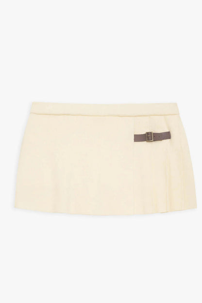 Carver Cloud Knit Pleated Skort