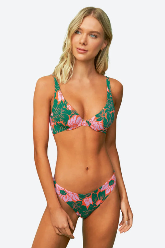 Floral Stamp Tribe Underwire Bikini Top