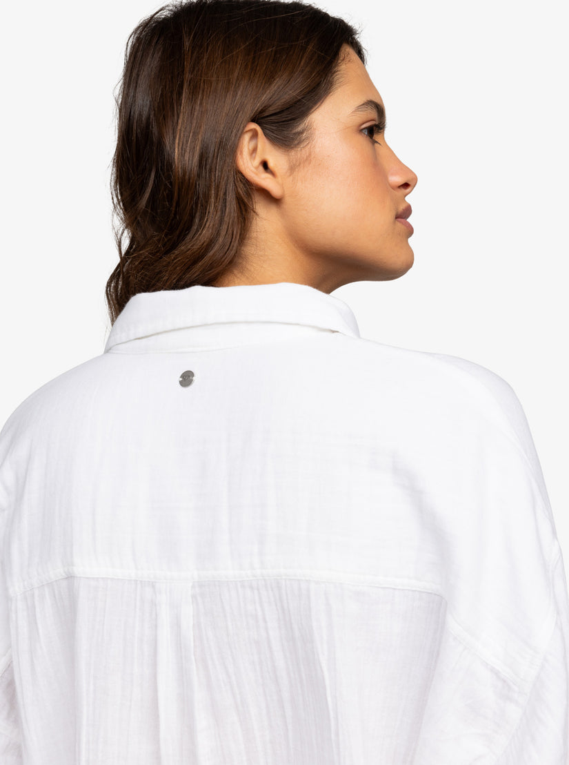 Morning Time Button Up Long Sleeve Top