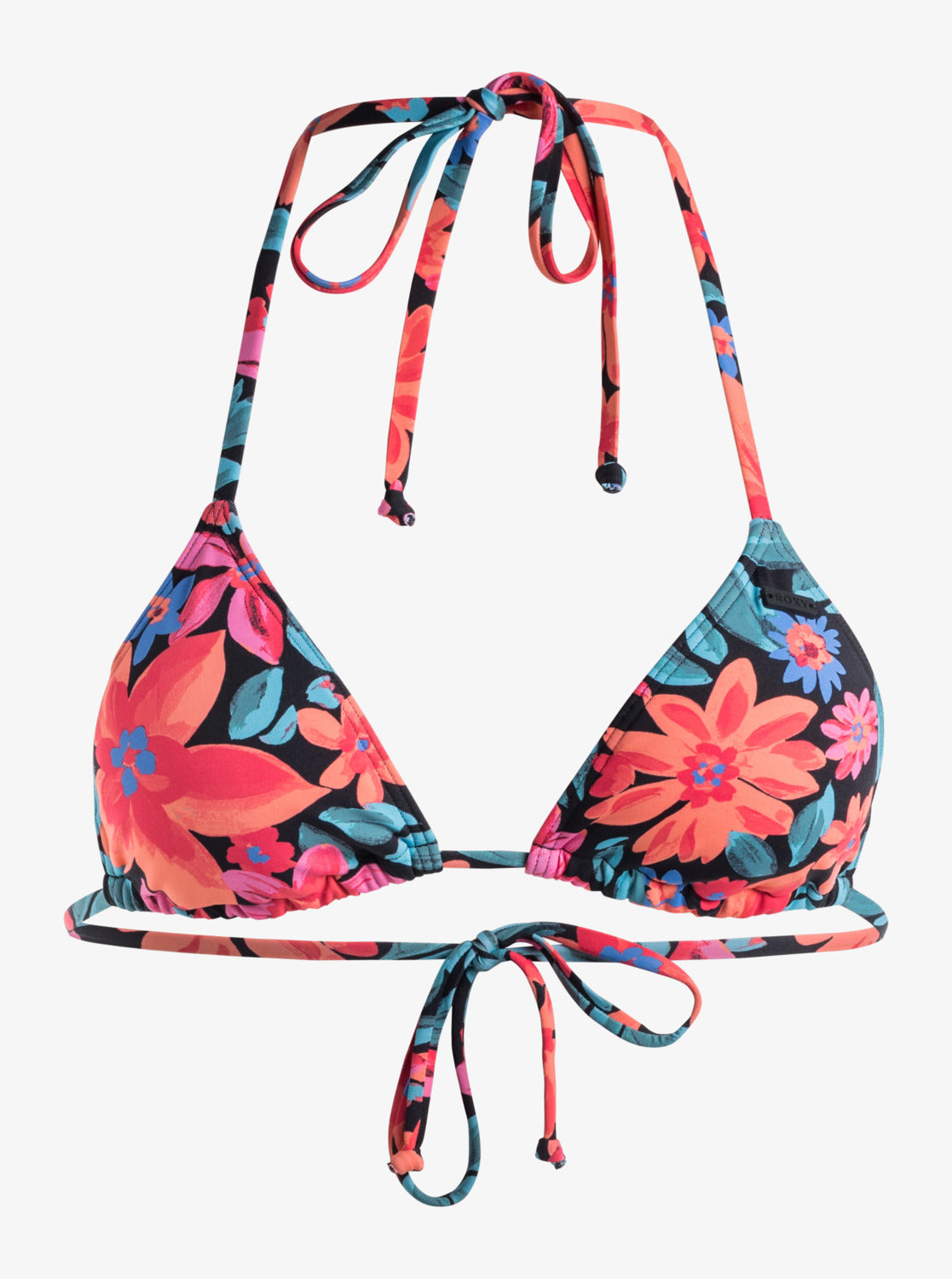Printed Beach Classics Triangle Bikini Top