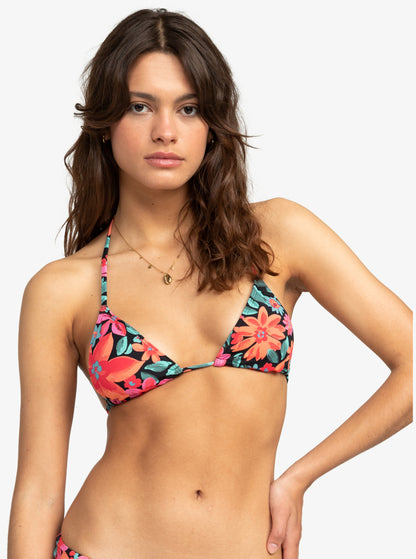 Printed Beach Classics Triangle Bikini Top