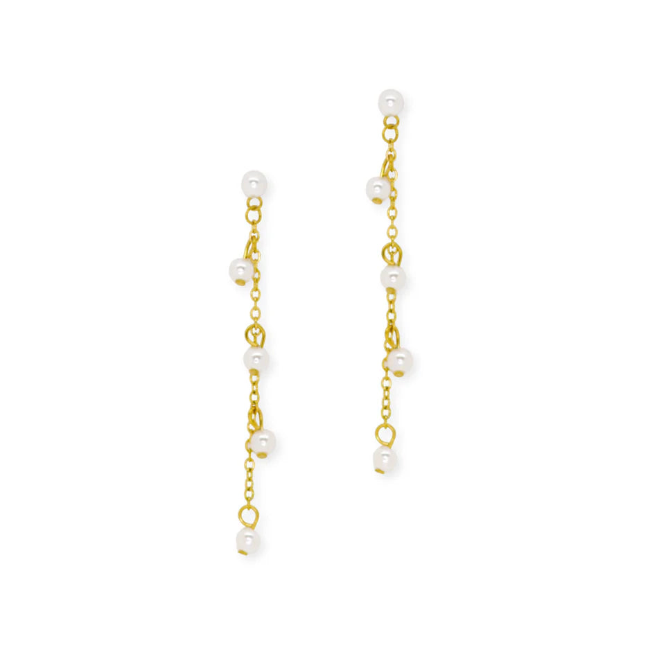 Pearl Cascade Drop Earrings
