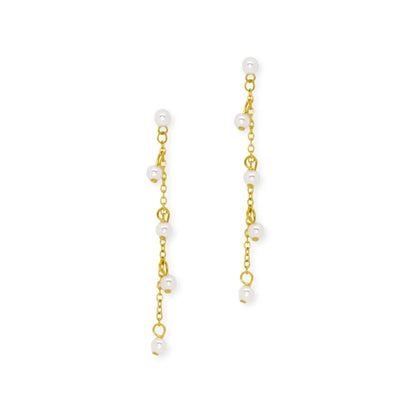 Pearl Cascade Drop Earrings