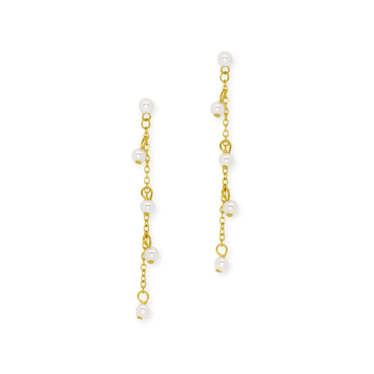 Pearl Cascade Drop Earrings