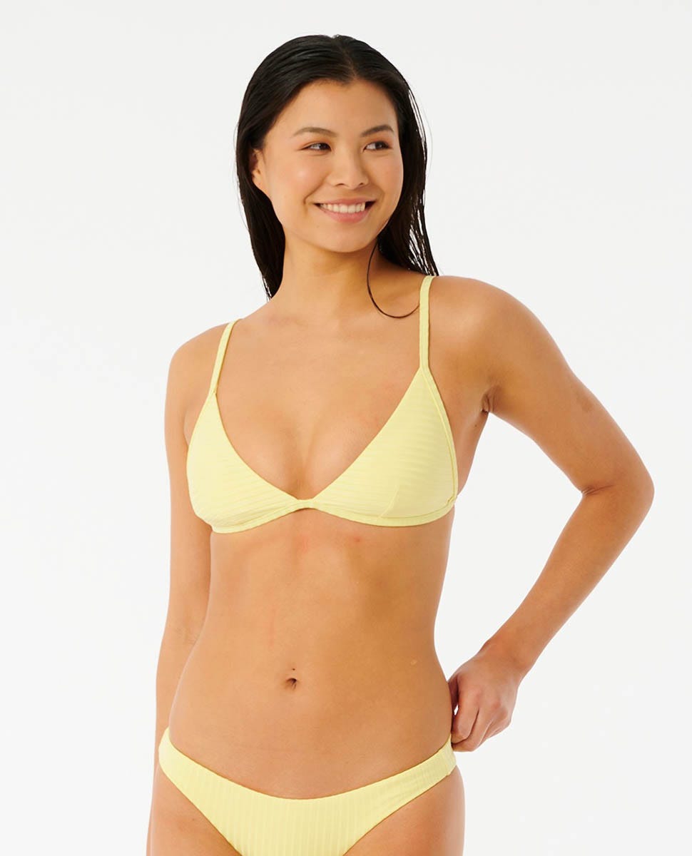 Premium Surf Banded Fixed Triangle Bikini Top