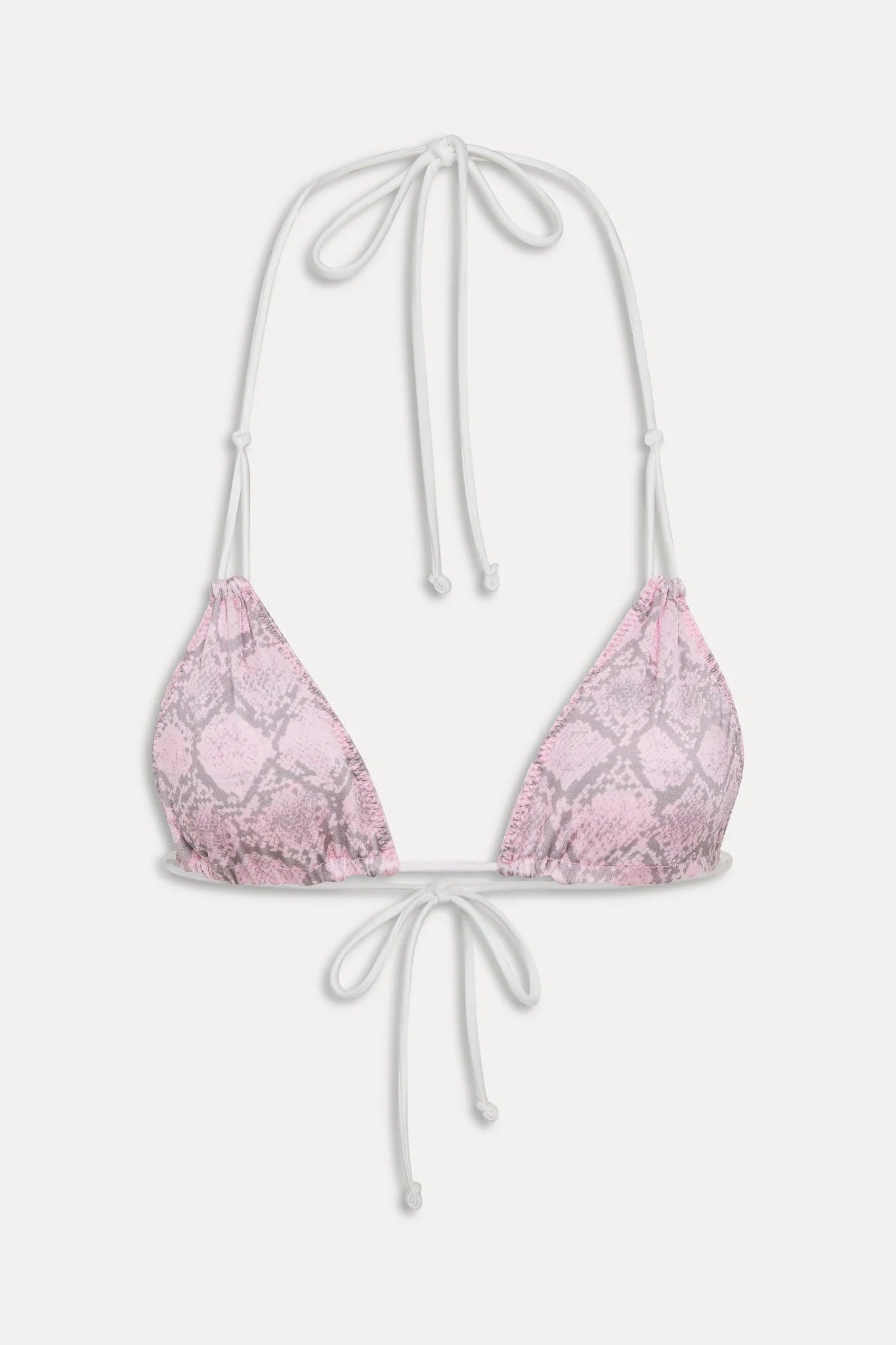 Ari Satin Triangle Bikini Top