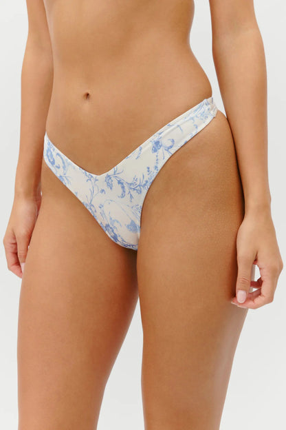 Brittany Satin Micro Thong Bikini Bottom