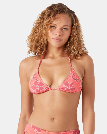 Garden Twirl Tiki Tri Bikini Top