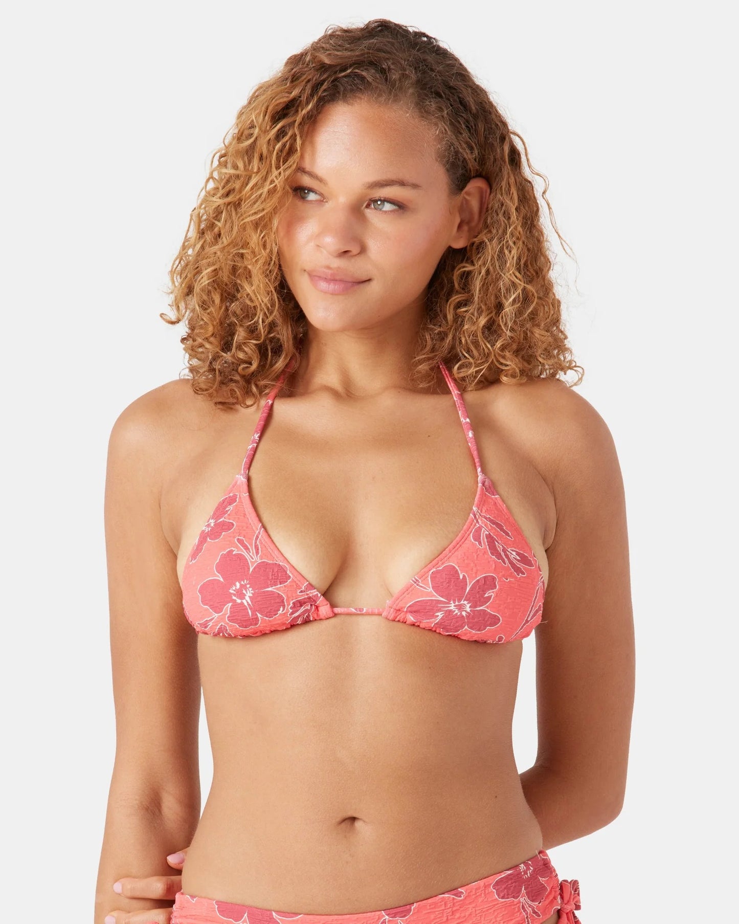 Garden Twirl Tiki Tri Bikini Top