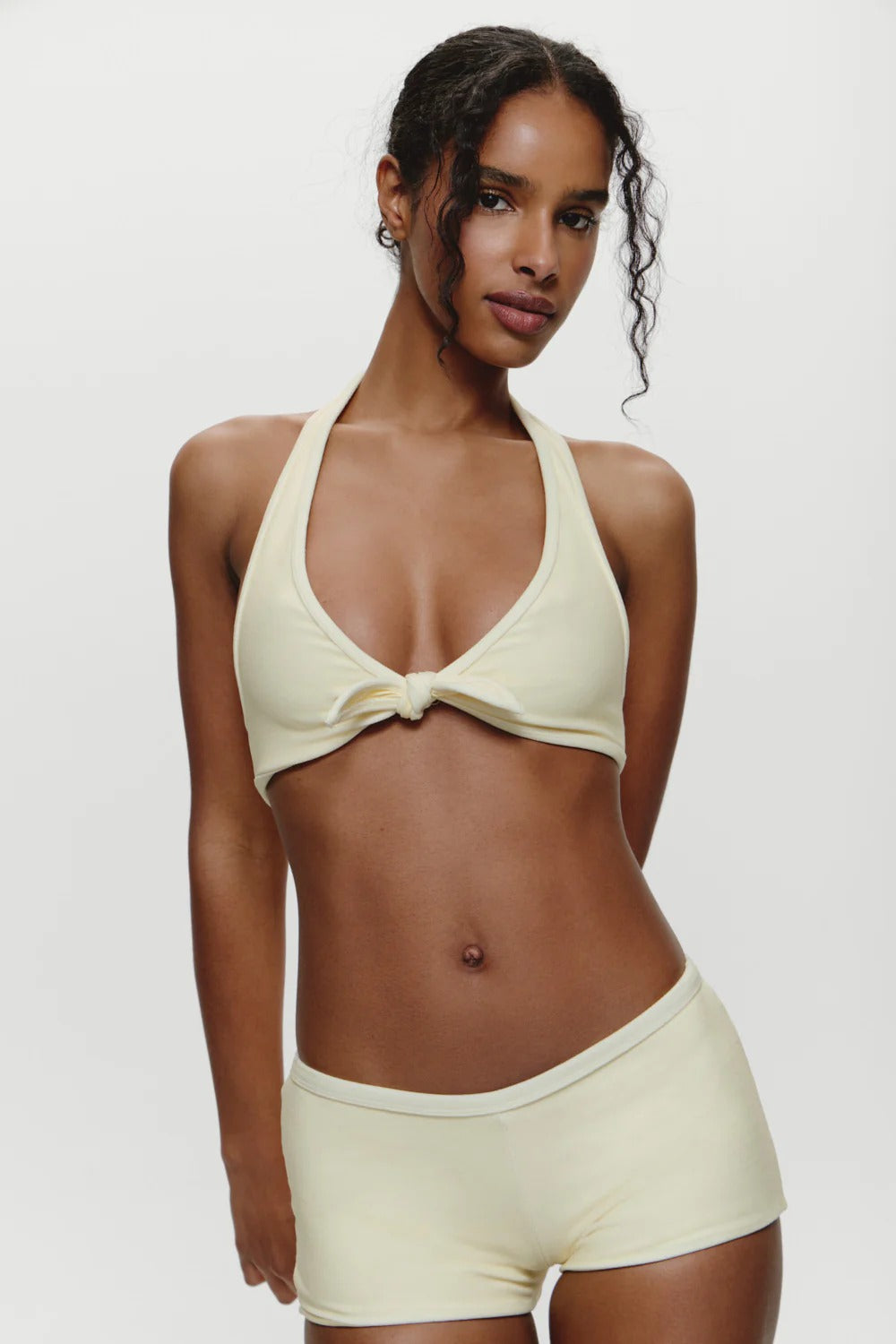 Caster Terry Cheeky Boy Short Bikini Bottom