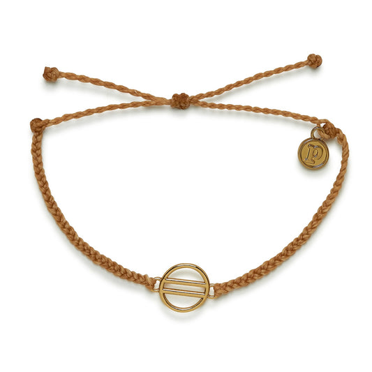 Retro Sun Gold Charm Bracelet