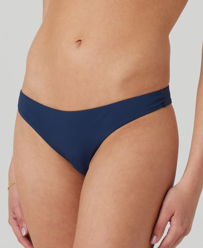 Solid Beach Classics Tanga Bikini Bottom