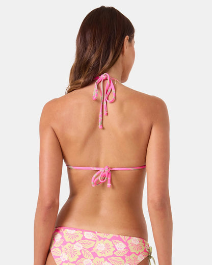 Stay Wild Tiki Triangle Bikini Top