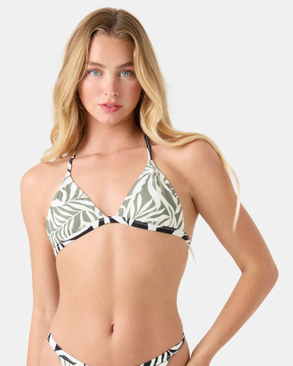 Surfer's Paradise Reversible Fixed Triangle Bikini Top