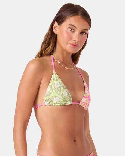 Stay Wild Tiki Triangle Bikini Top