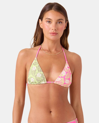 Stay Wild Tiki Triangle Bikini Top