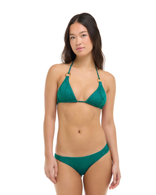 Leafy Dita Triangle Bikini Top