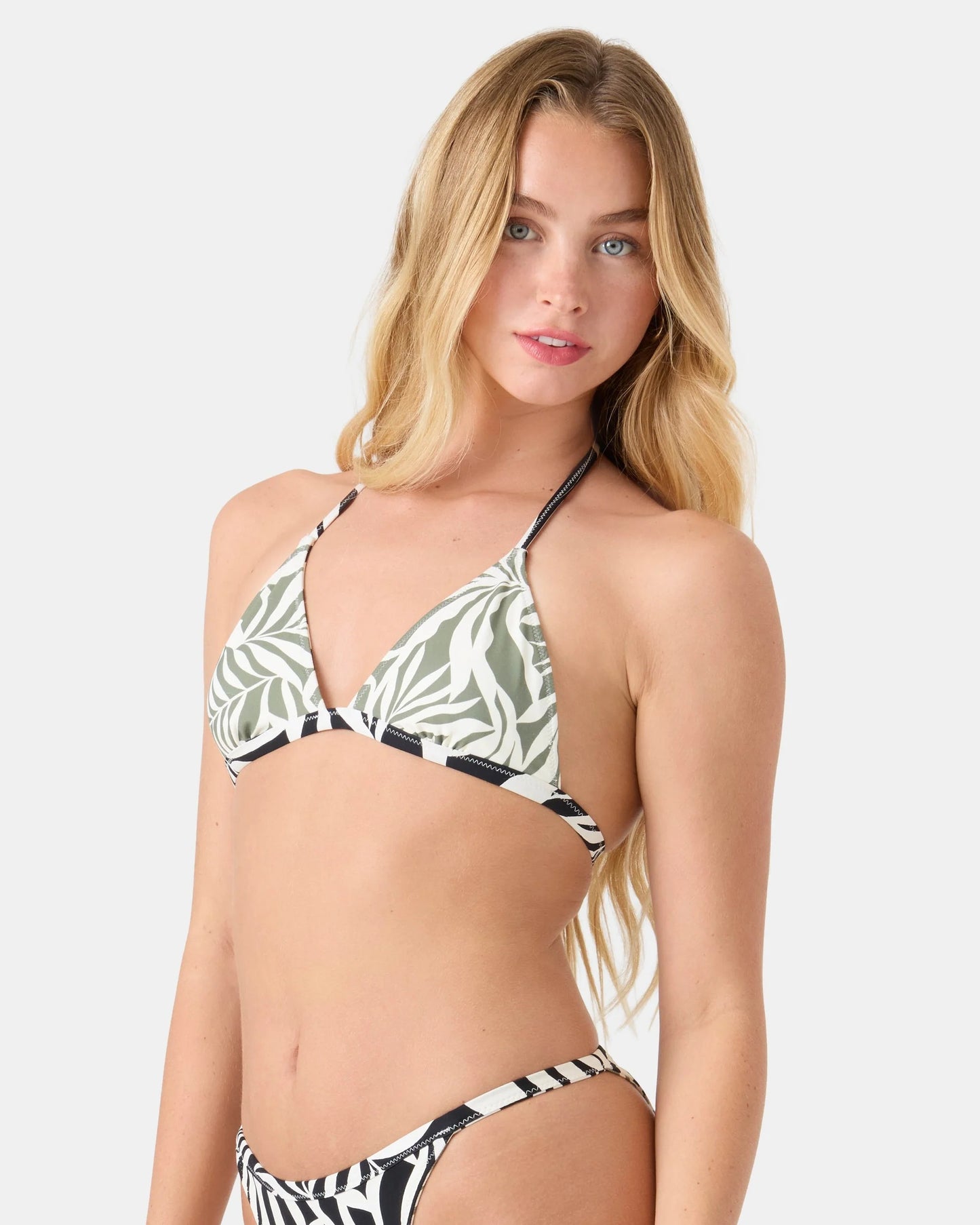 Surfer's Paradise Reversible Fixed Triangle Bikini Top