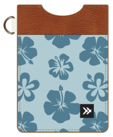 Thread Vertical Leather Wallet