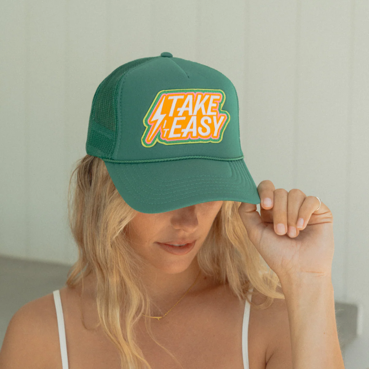 Take it Easy Patch Trucker Hat