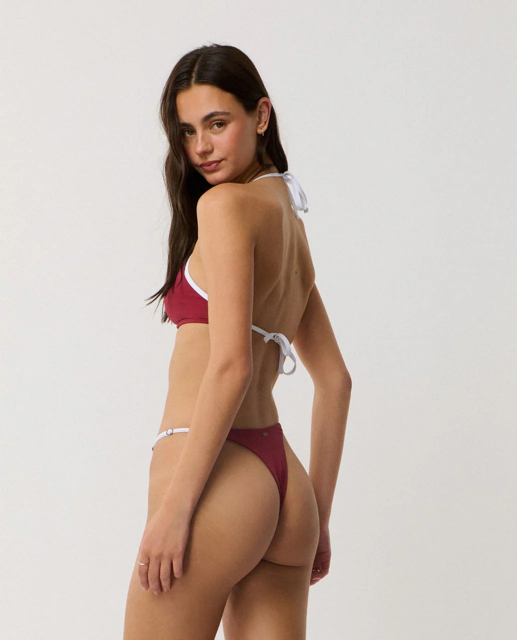 Classic Surf Hi Leg Adjustable Bare Bikini Bottom