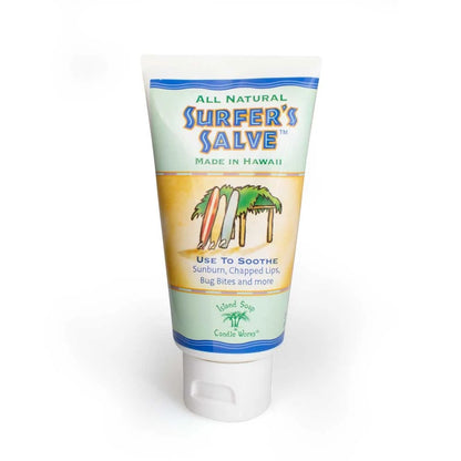 Surfer's Salve 3oz tube by Island Soap Company — front view