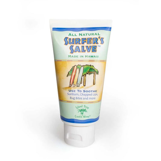 Surfer's Salve 3oz tube by Island Soap Company — front view