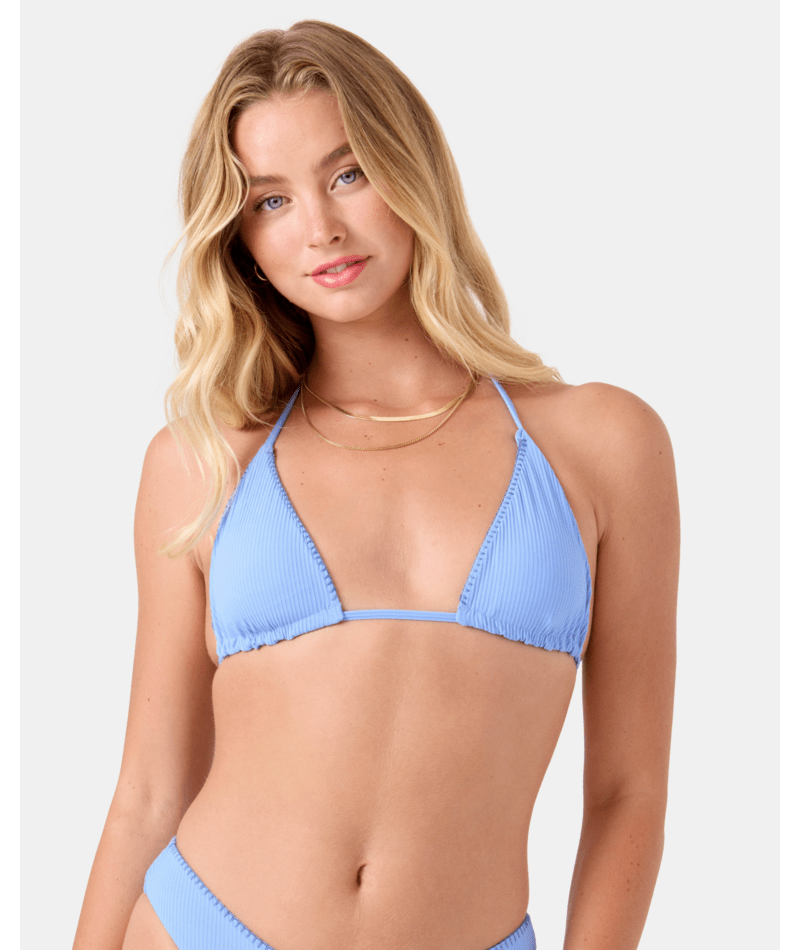 Loop Me In Mini Tiki Triangle Bikini Top