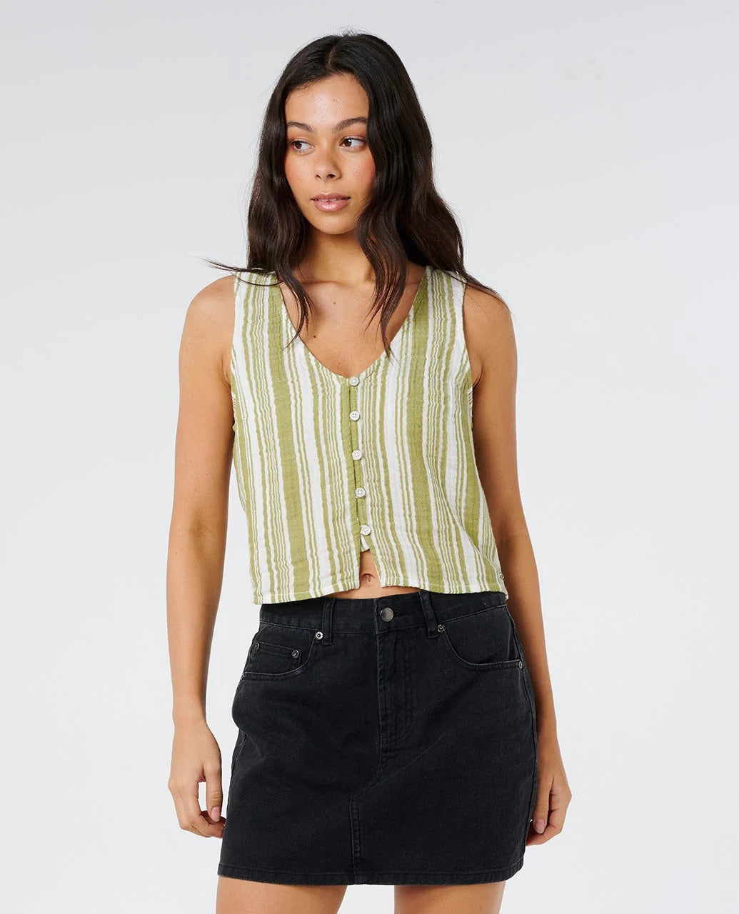 Premium Surf Stripe Top