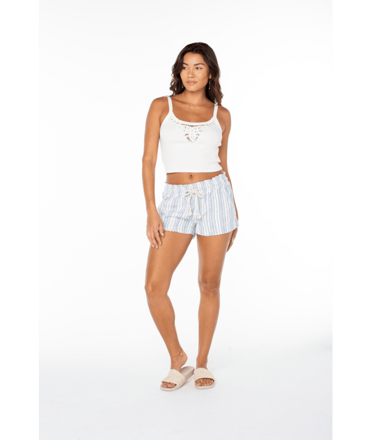 Oceanside Stripe Short