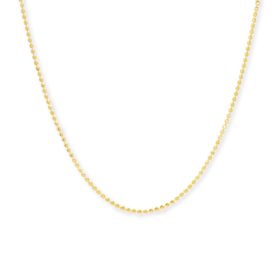 Golden Bead Chain Necklace