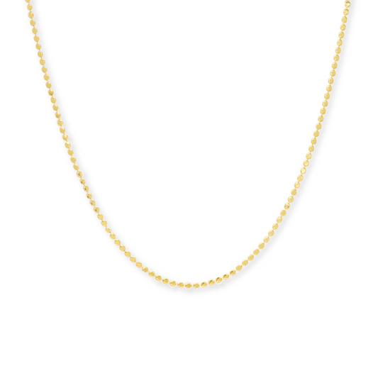 Golden Bead Chain Necklace