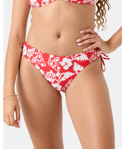 Days of Summer tie-side hipster full coverage bikini bottom by Roxy