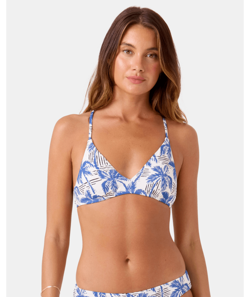 Breezy Does It Athletic Triangle Bikini Top