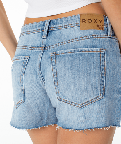 Golden Waves Low Rise Denim Short