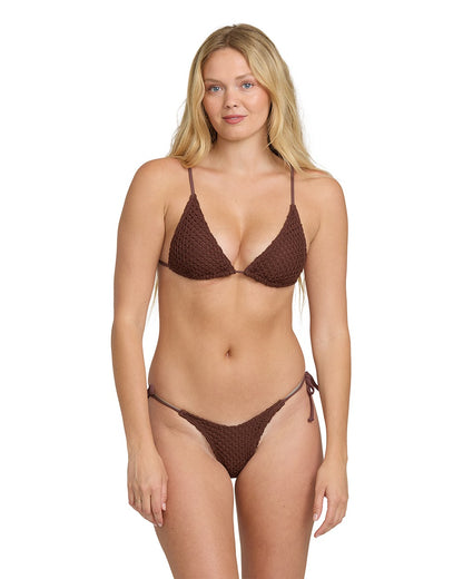 Twisted Tides tie-side dippy skimpy cheeky bikini bottom by Billabong