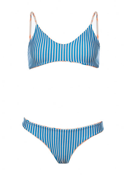 Island Flora Flirt low rise thin-side cheeky bikini bottom by Maaji