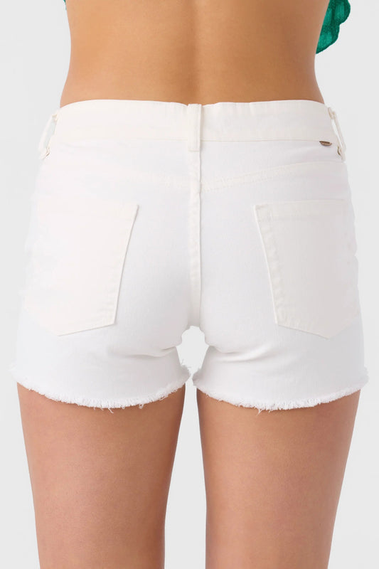 Cody White Denim Shorts