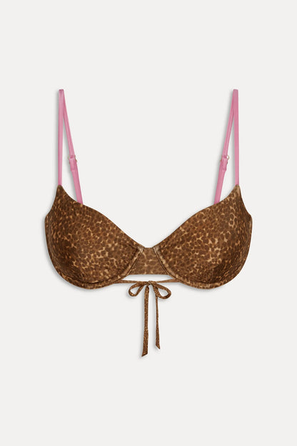 Ireland Satin Underwire Bikini Top